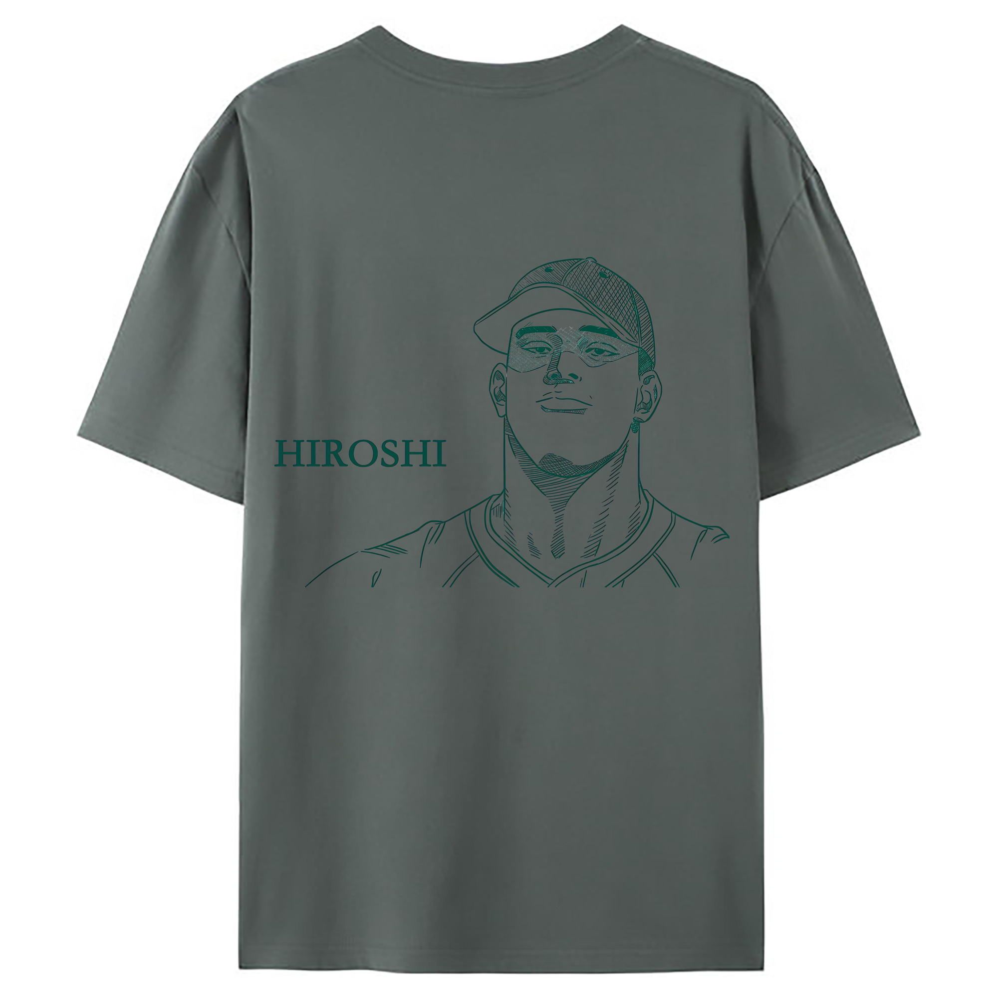 （画像用） SLAM DUNK／スラムダンク 綿100％ メンズ半袖Tシャツ（バックプリント） 通気性